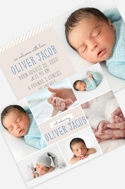 Baby boy birth announcement Modern baby cards stationery contemporary occasion stationery cork ireland