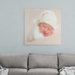 Newborn Baby Canvas Print Modern baby stationery contemporary occasion stationery cork ireland beautiful and quality canvas printing cute baby prints cork ireland ballincollig